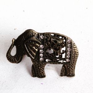 ELEPHANT fashion costume jewelry ring vintage